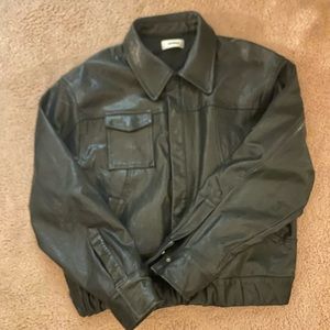 Danielle Guizio Leather Jacket